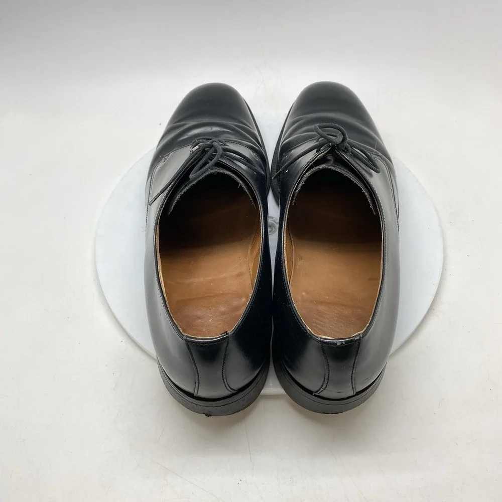 William‎ Chatsworth Oxford Dress Shoes Mens 13 D Black Leather England Preppy